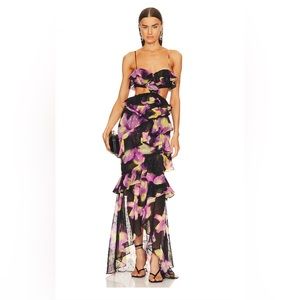 REVOLVE Abby Gown in Black Floral
Michael Costello
